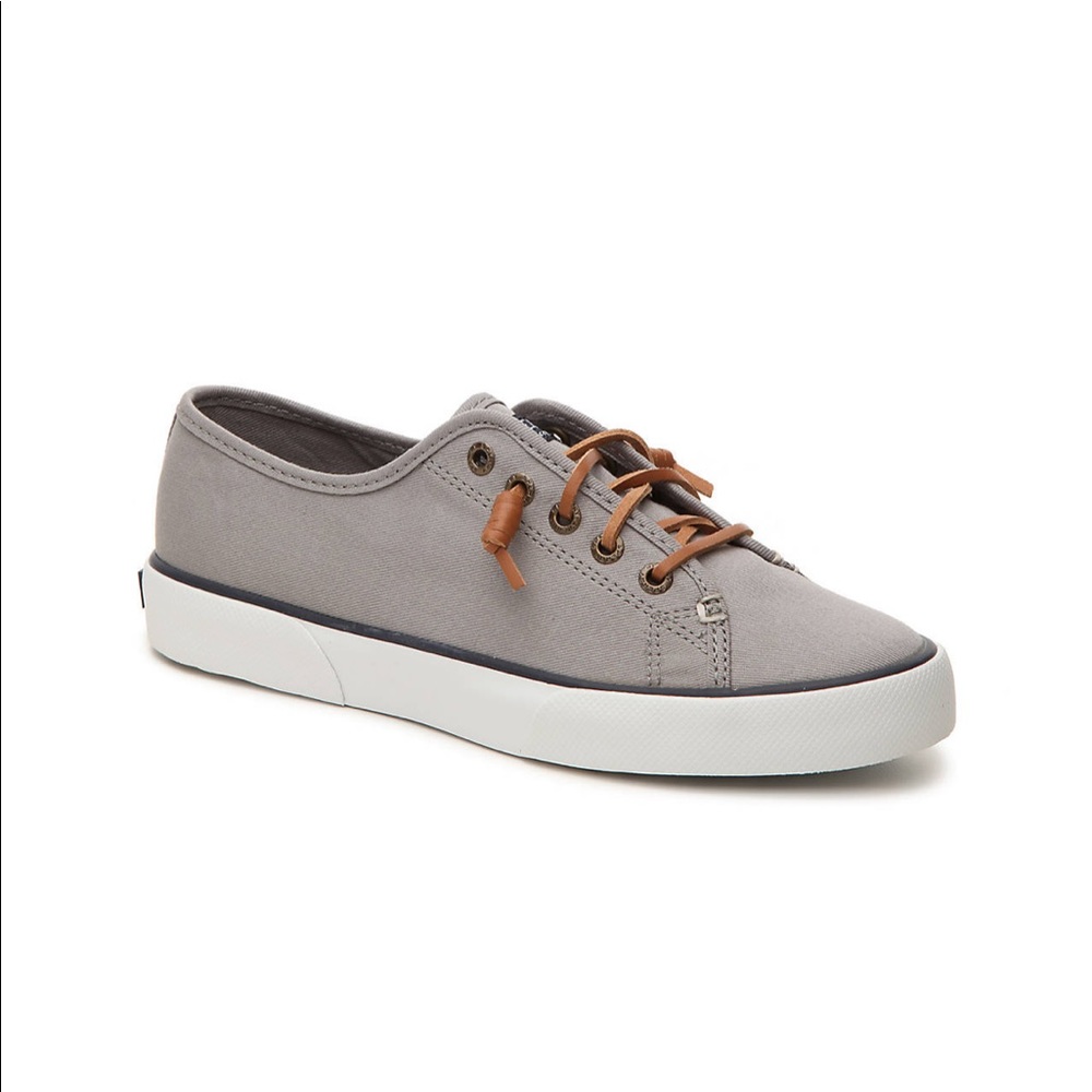 Sperry Grey Pier View Slip On Sneaker Sz 7